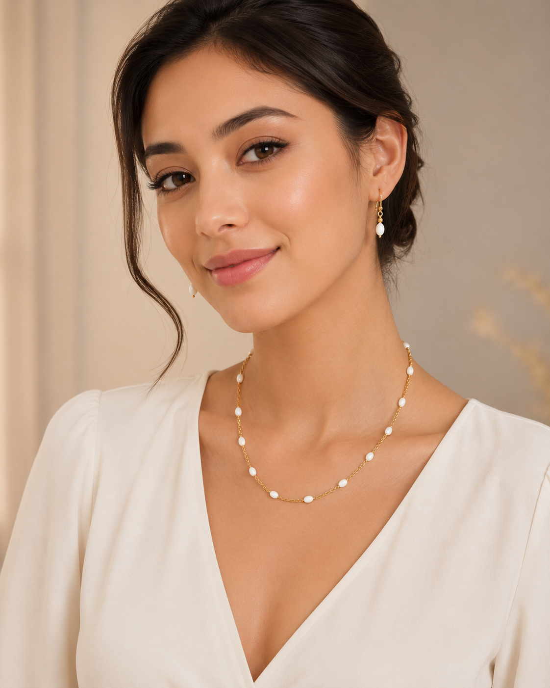 Timeless Pearl Grace Necklace