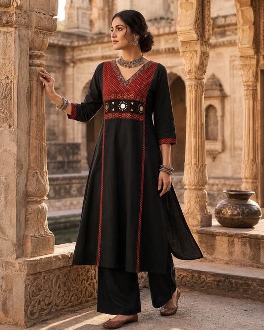 HANDWORK AJRAKH 2 PC SET
