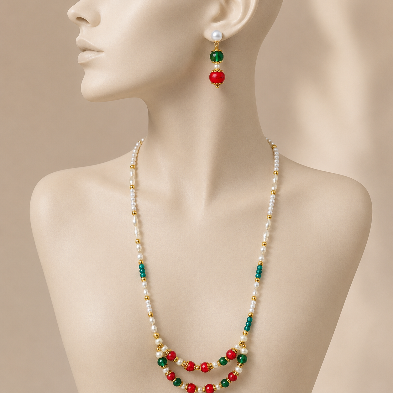 Festive Pearl Elegance
