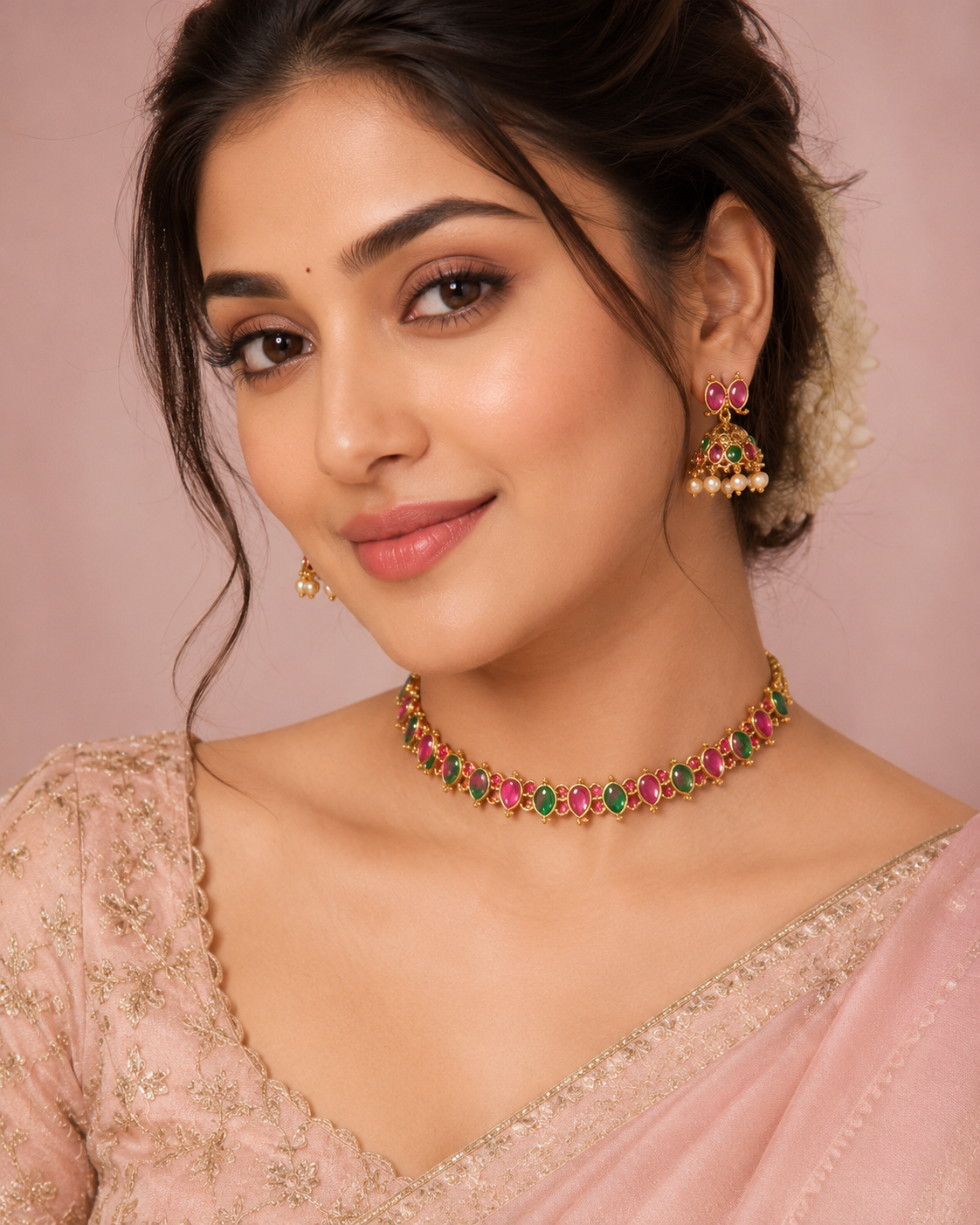 Elegant Multi Colour Jewellery Set