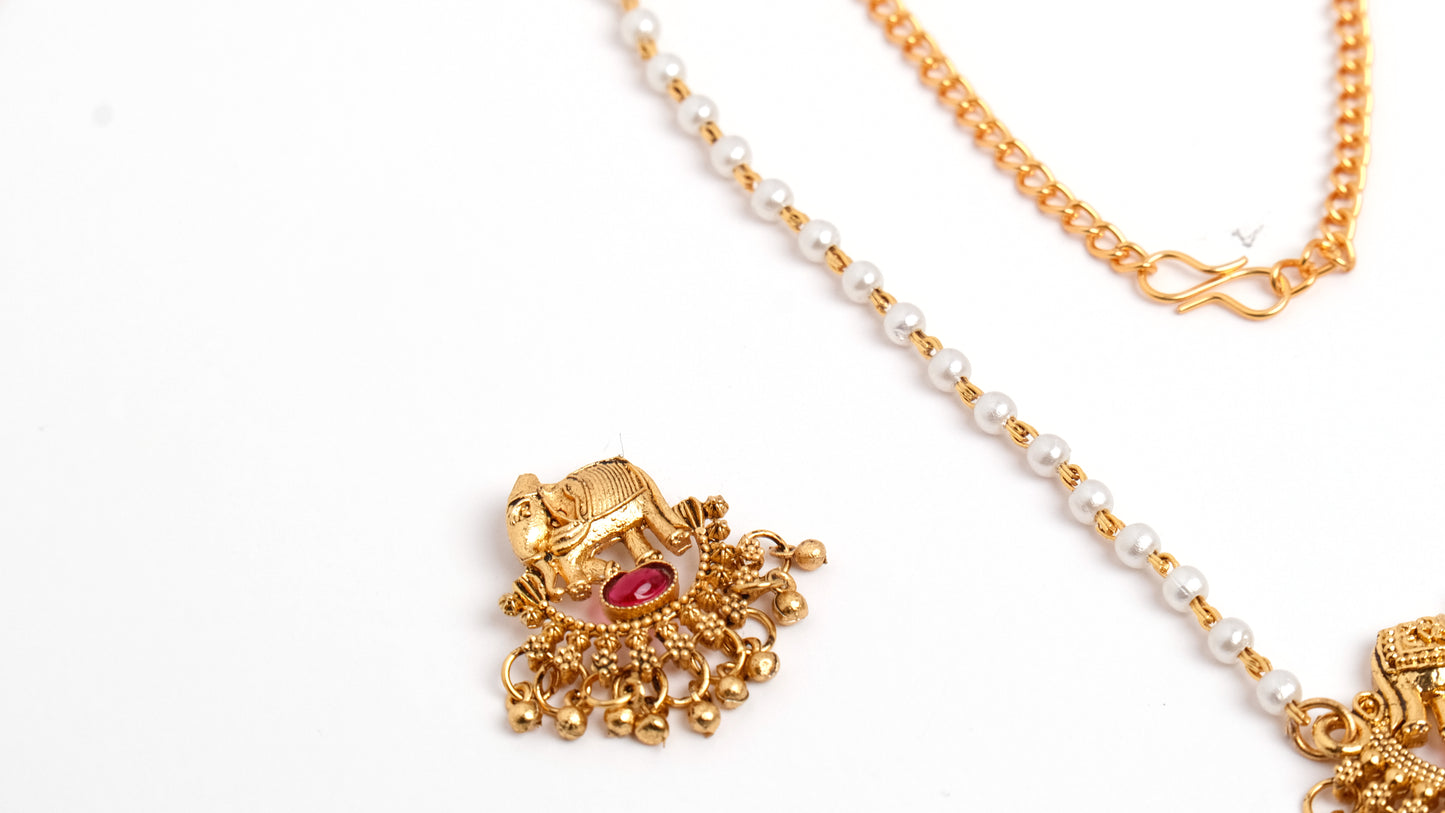 Traditional Elephant Pendant Necklace