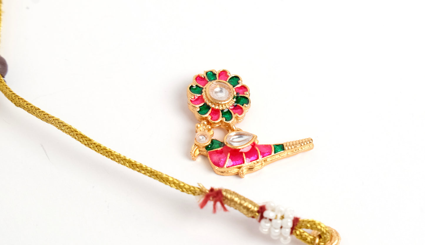 Peacock Design Necklace Set