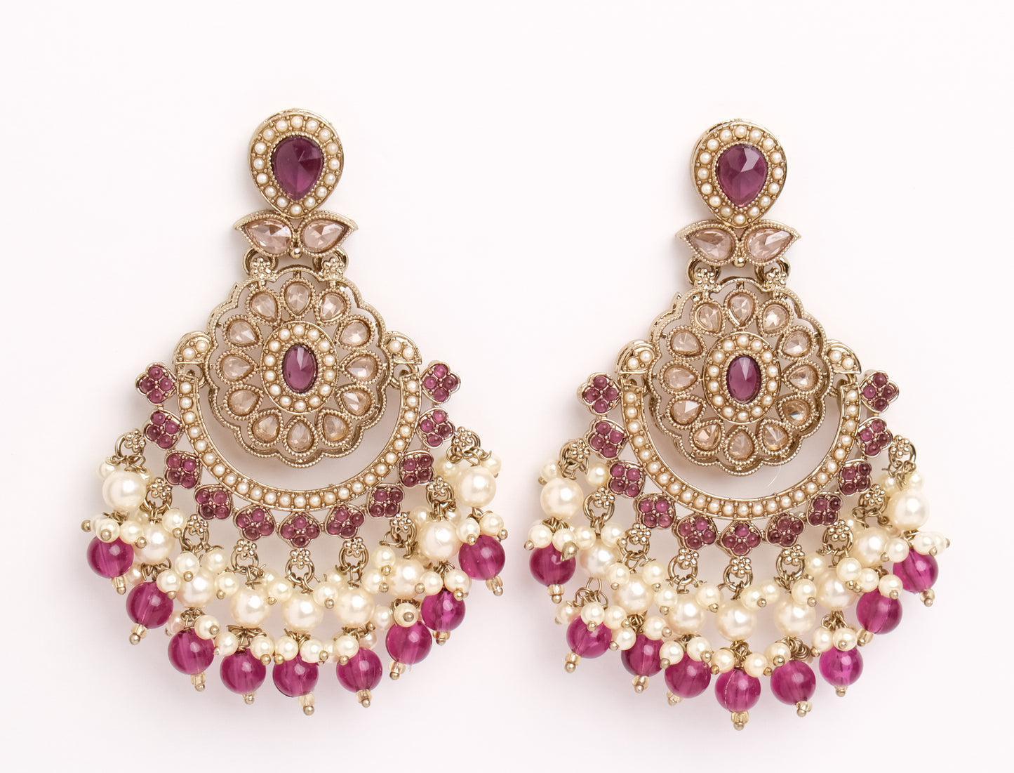 Royal Chand Bali Earrings – Timeless Ethnic Elegance  Description: