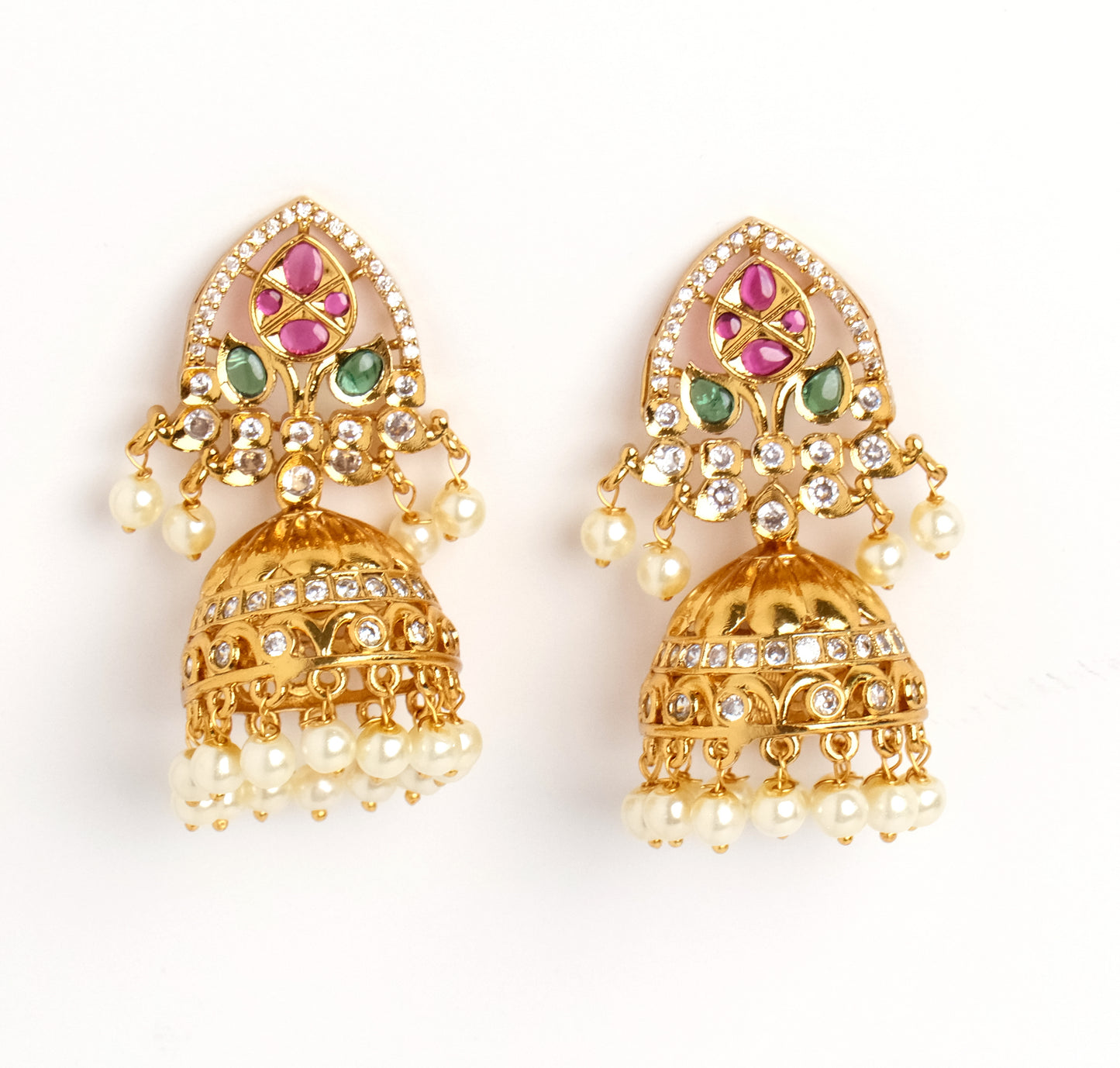 Classic Golden Jhumkas