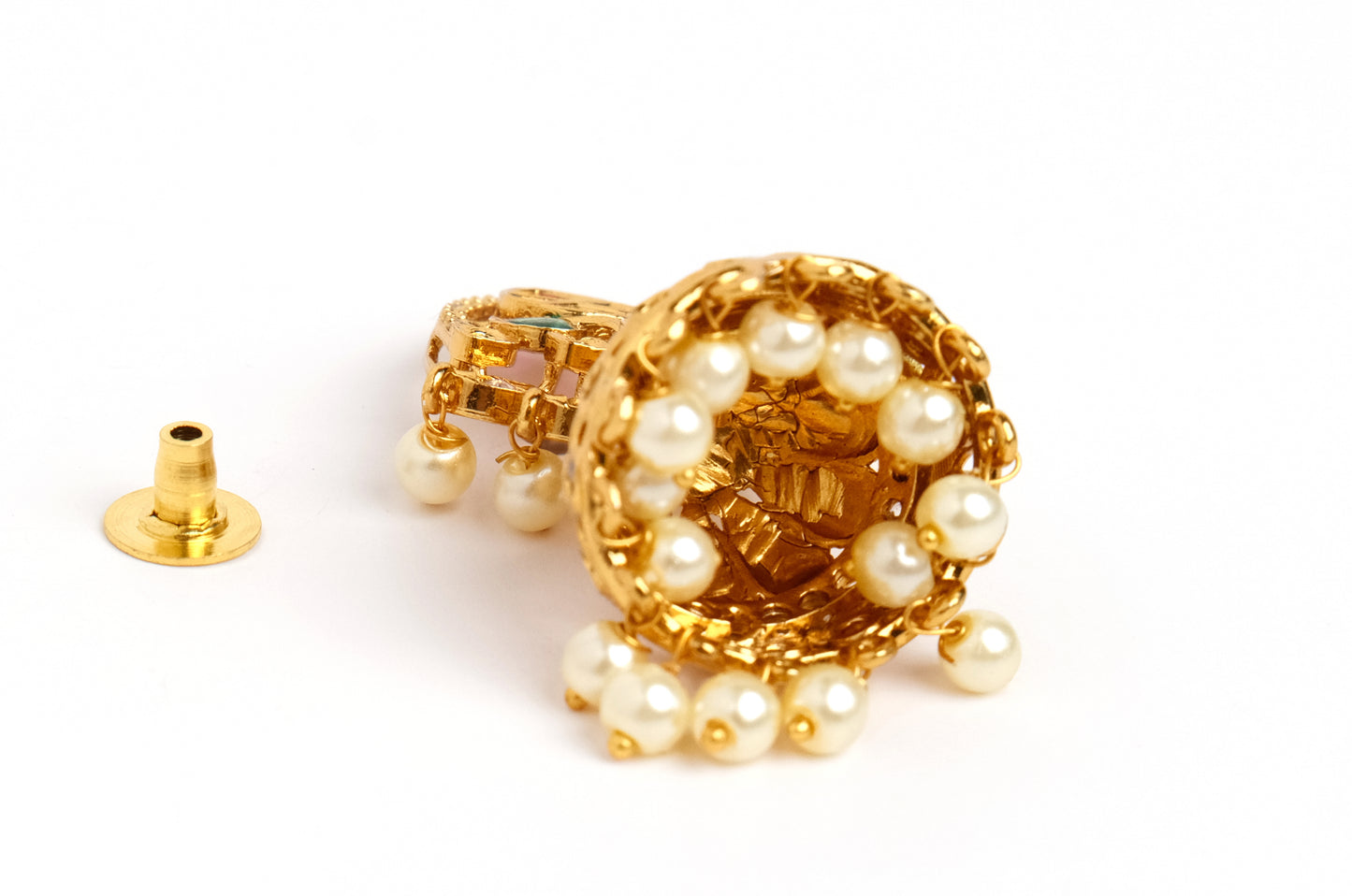 Classic Golden Jhumkas