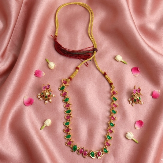 Elegant Multi Colour Jewellery Set