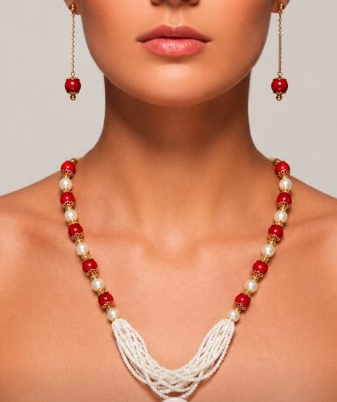 Red & White Pearl Radiance