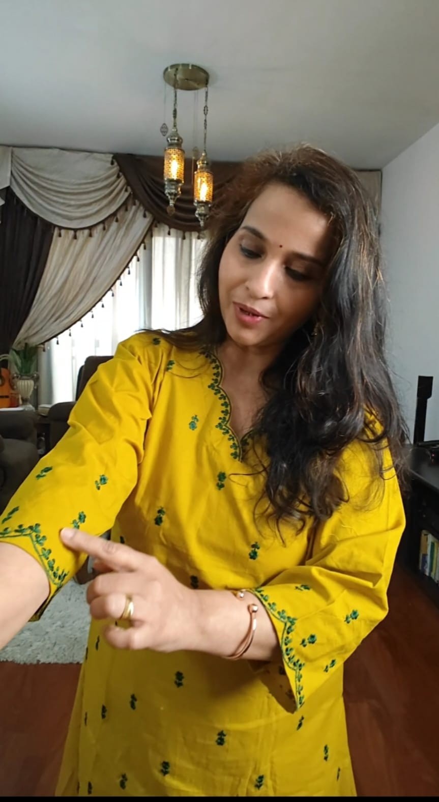 A-LINE  2PC SET(MUSTARD)